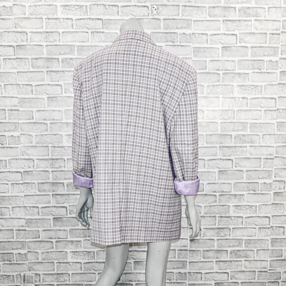 BLANCA Women's Oversize Jamie Blazer Jacket double breasted in lilac - Picture 5 of 10